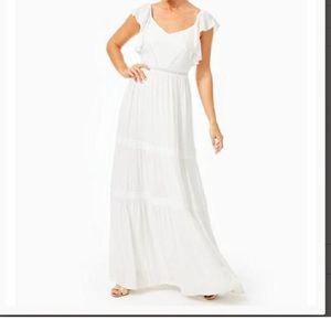 NWT Lilly Pulitzer Ivie Maxi Dress Resort White Size 8